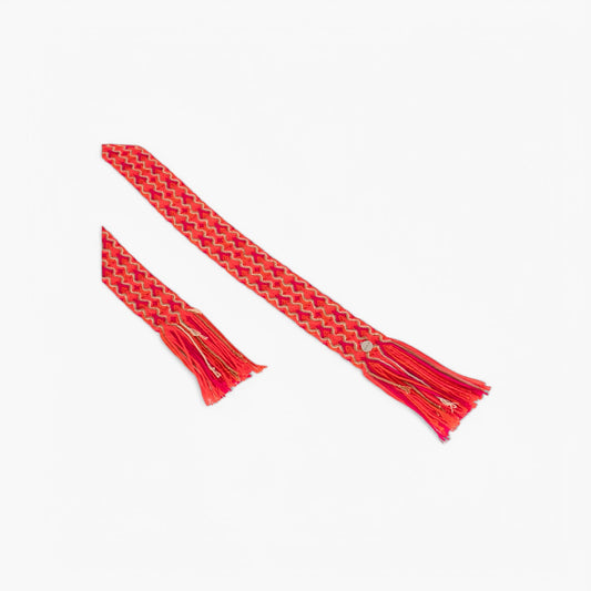 Geometric fringe belt | Magenta
