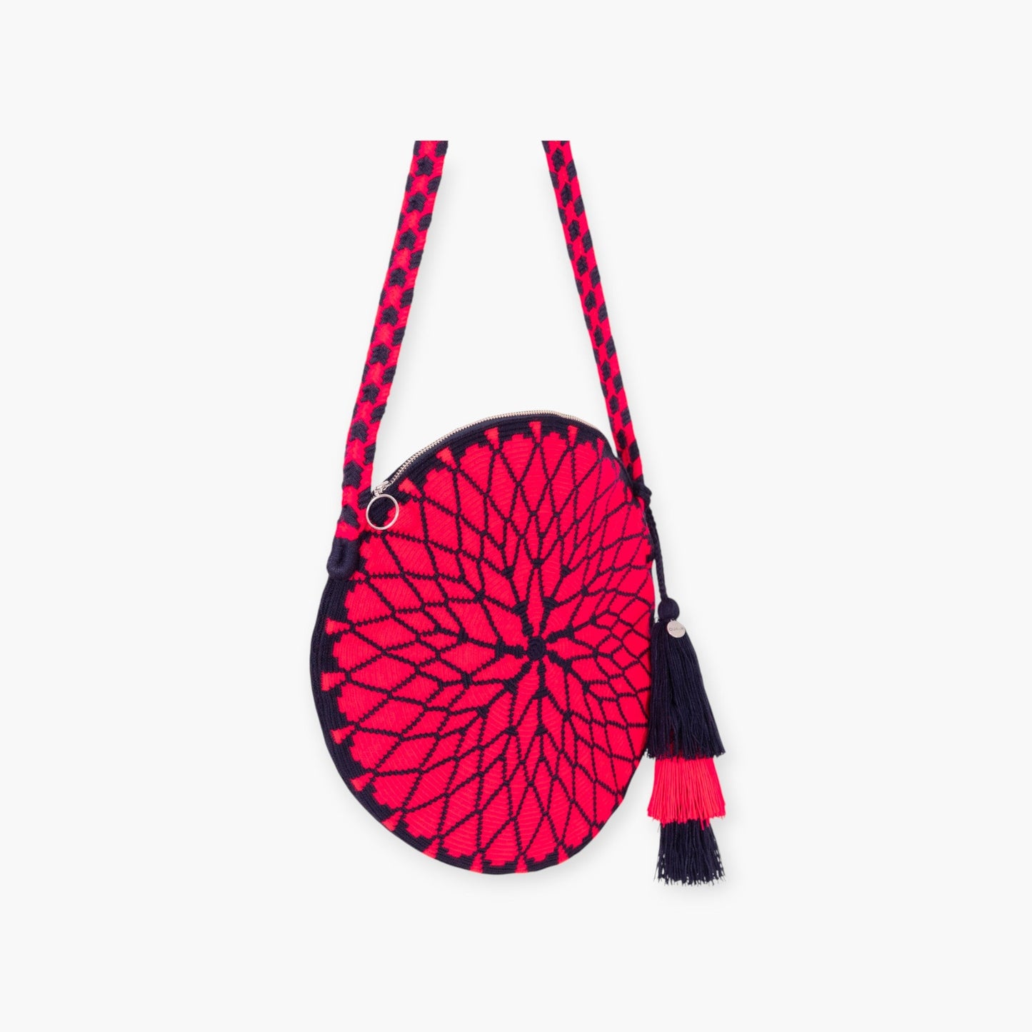 Geometric circle crossbody | Magenta
