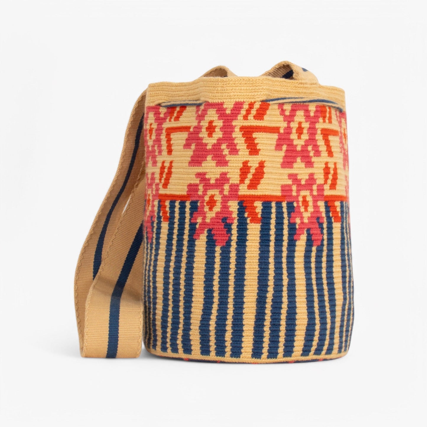 Geometric crossbody bag L | Toast