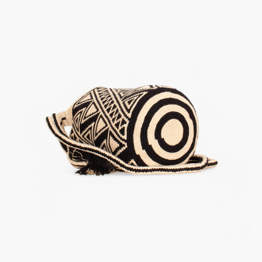 Geometric shoulder bag | Black