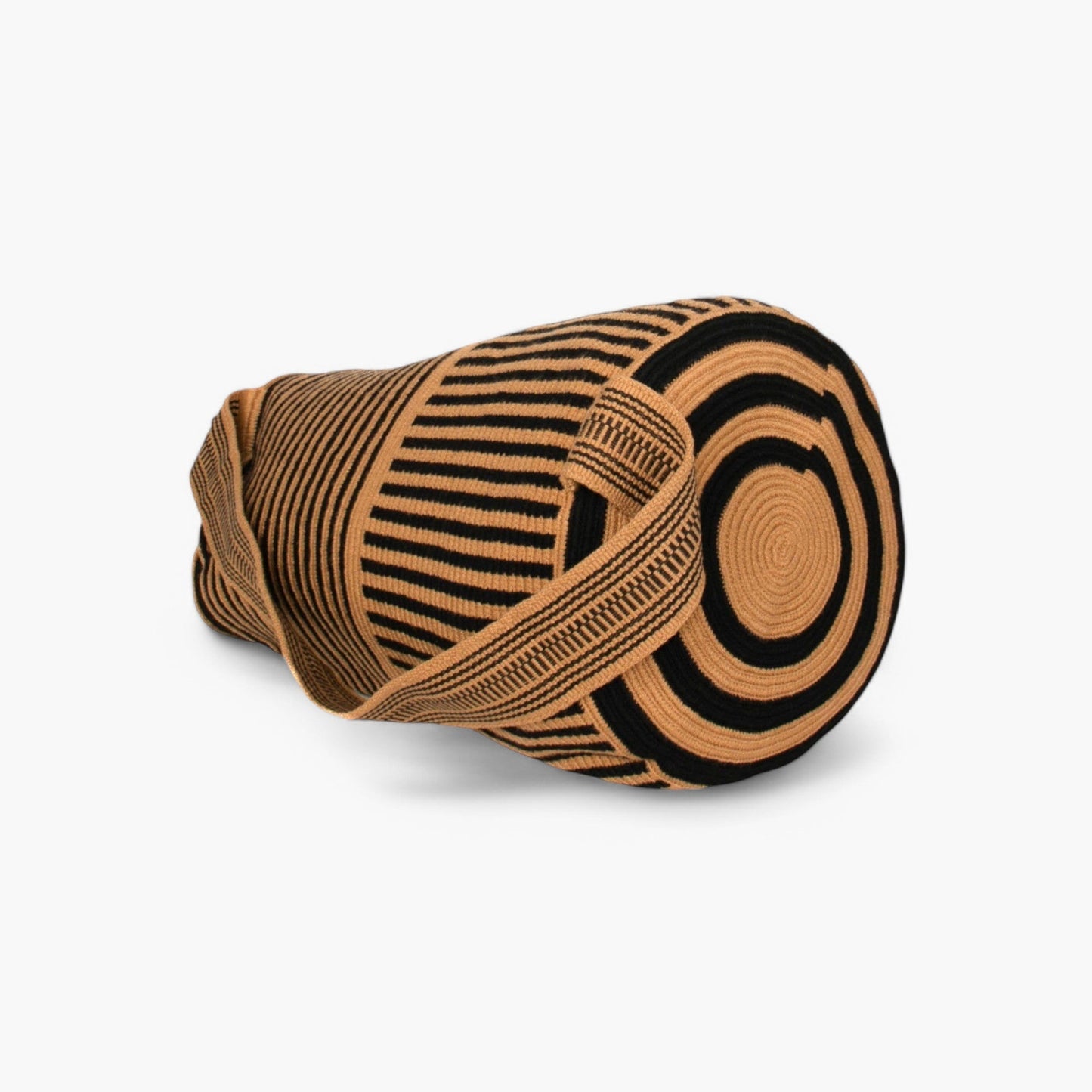 Striped backpack | Black