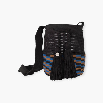 Check net crossbody M | Black