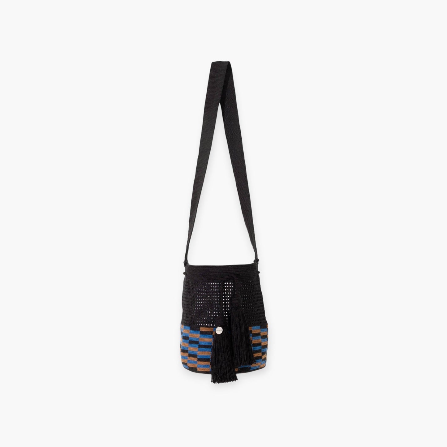 Check net crossbody M | Black