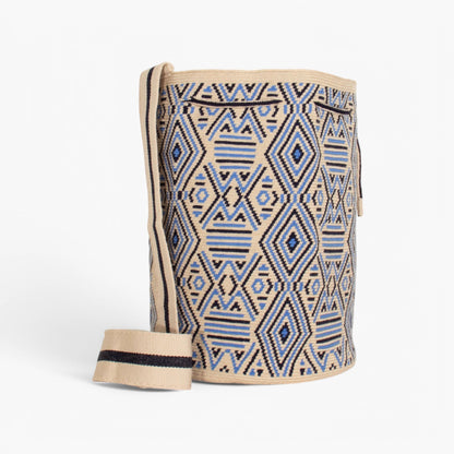 Geometric backpack | Sky blue