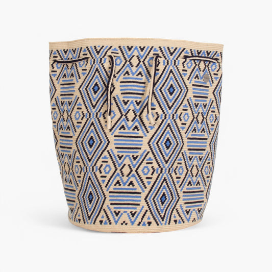 Geometric backpack | Sky blue