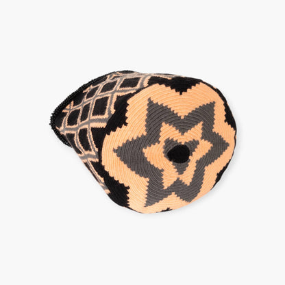 Geometric top-handle bag | Black