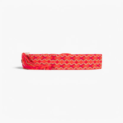 Geometric fringe belt | Magenta
