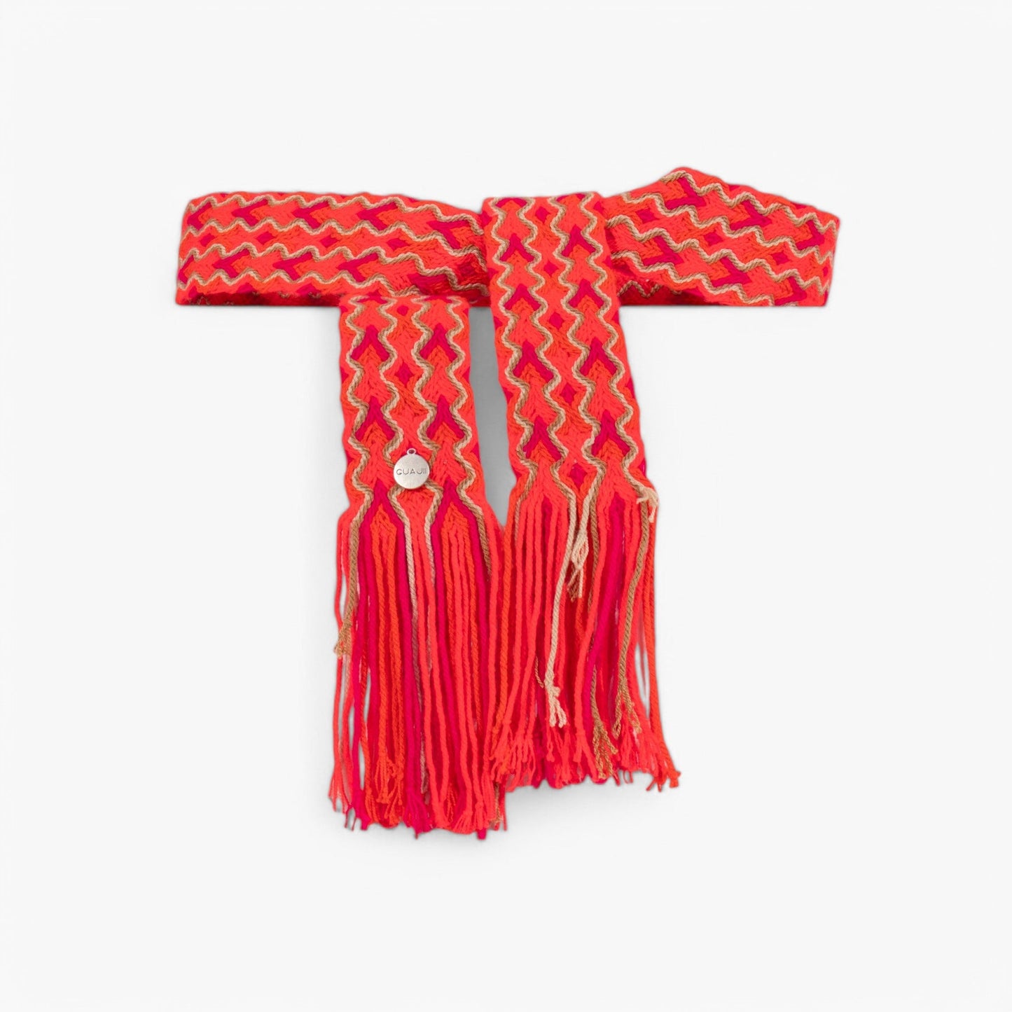 Geometric fringe belt | Magenta