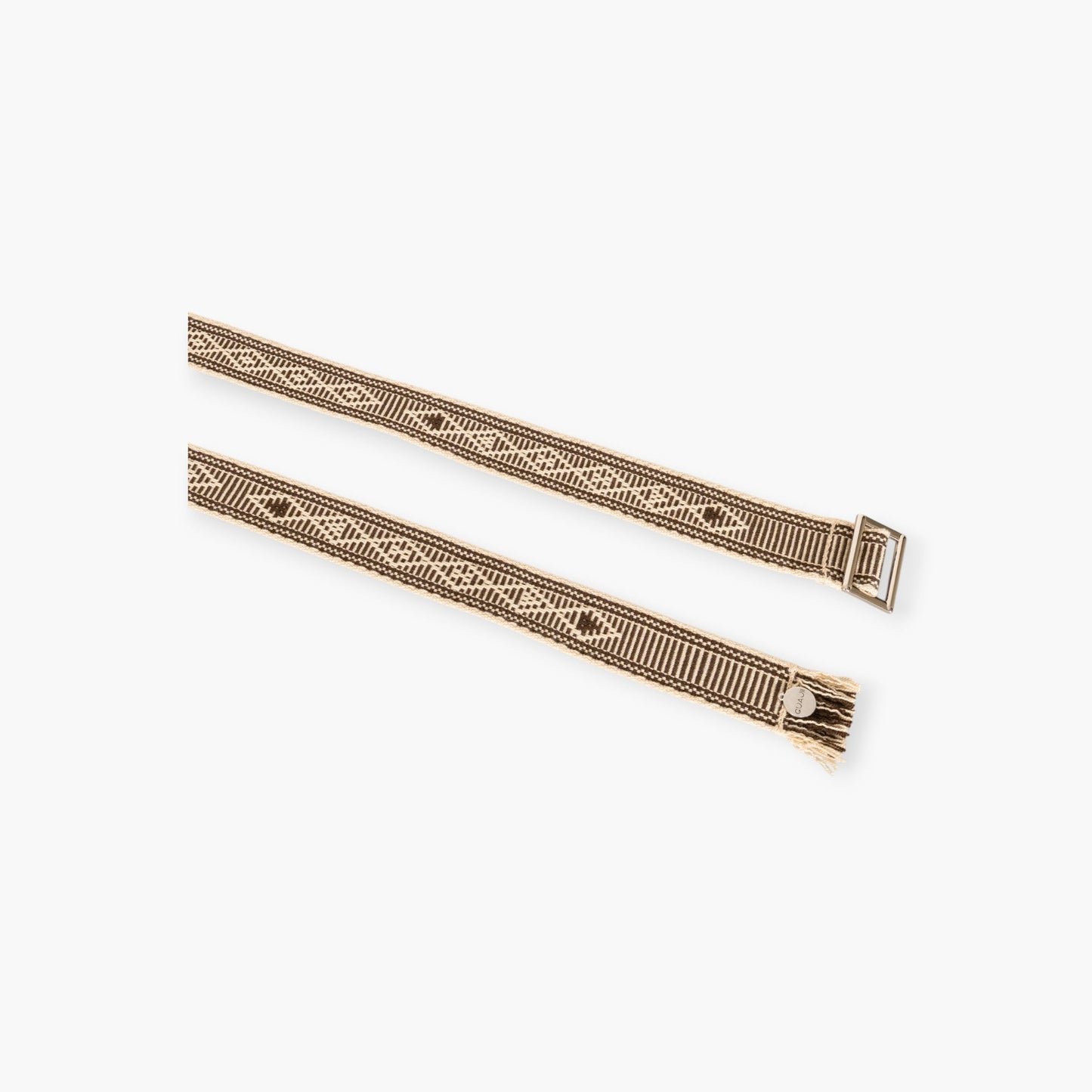 Geometric buckle belt | Black