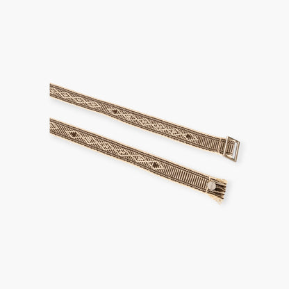 Geometric buckle belt | Black