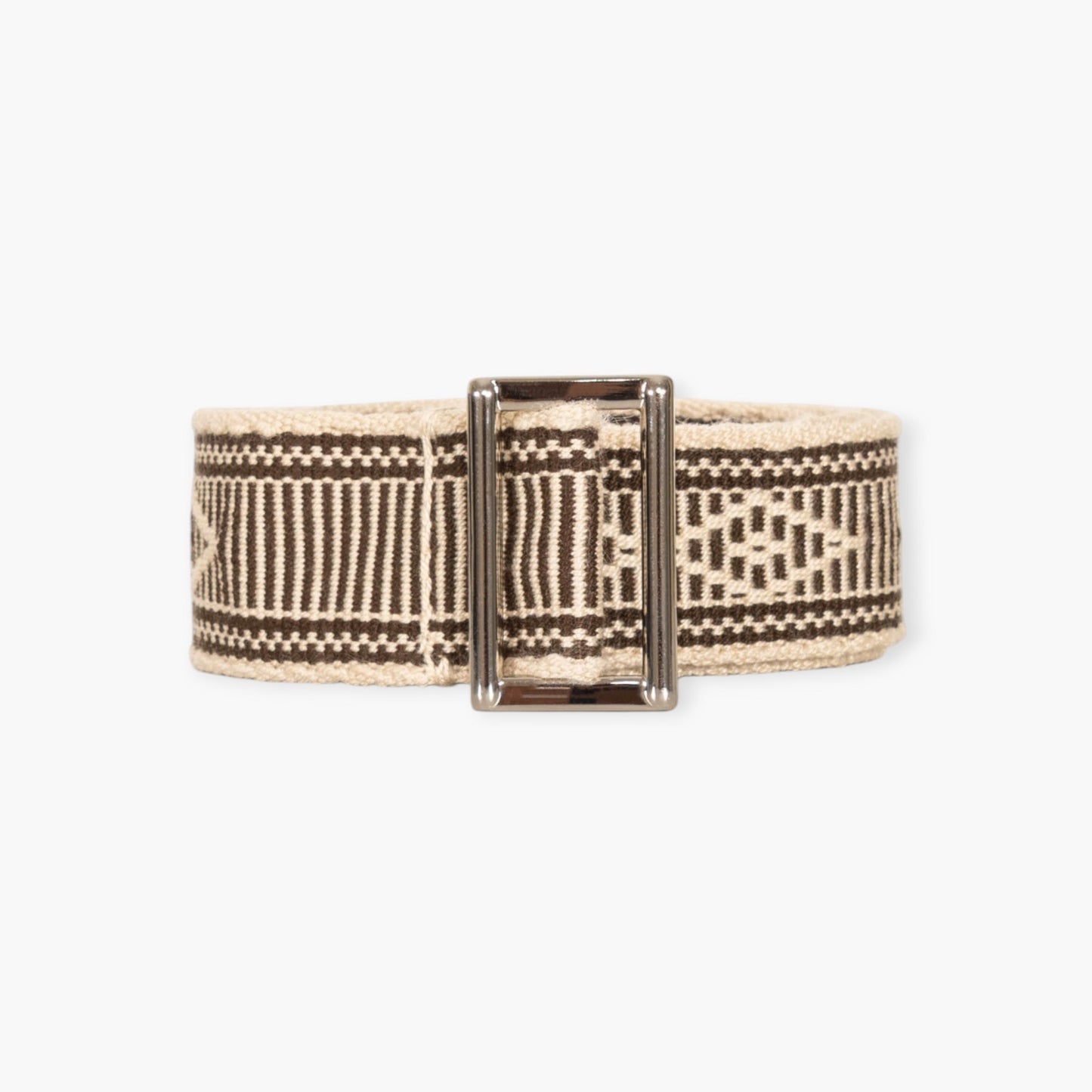 Geometric buckle belt | Black