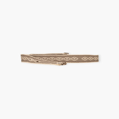 Geometric buckle belt | Black