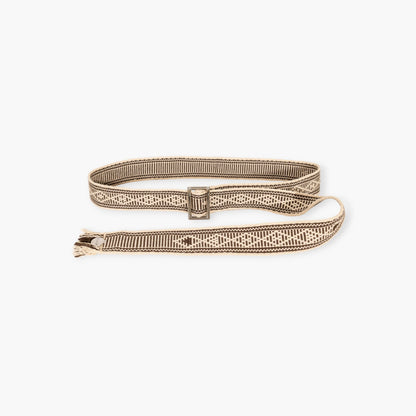 Geometric buckle belt | Black