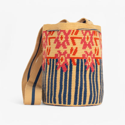Geometric crossbody bag L | Toast