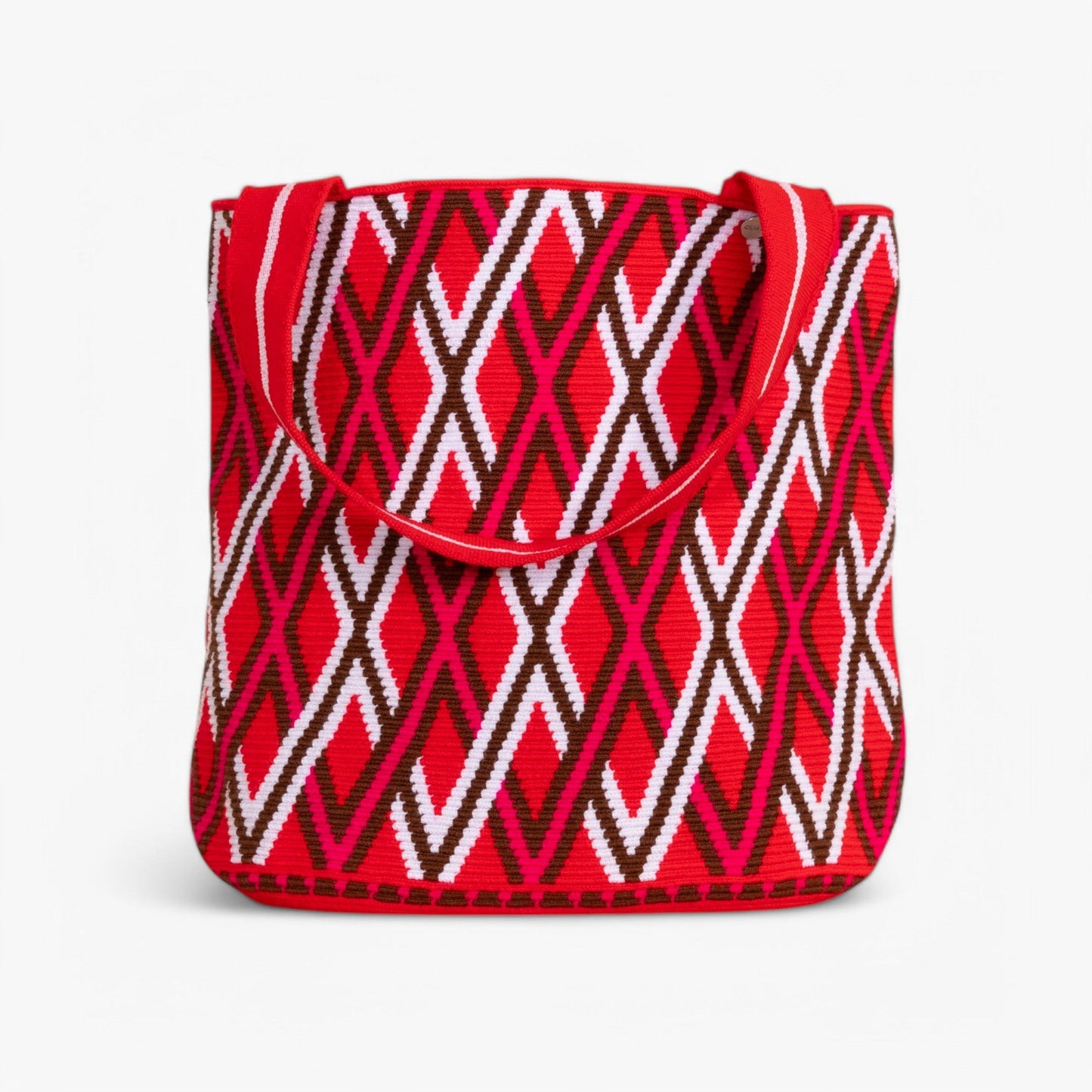 Geometric oval tote | Candy