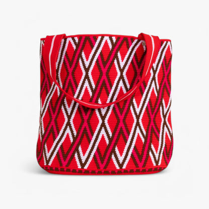 Geometric oval tote | Candy