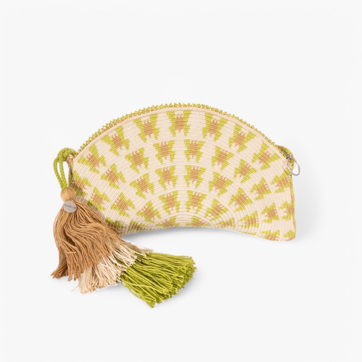 Geometric half-moon crossbody | Basil