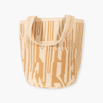 Abstract round tote L | Chai