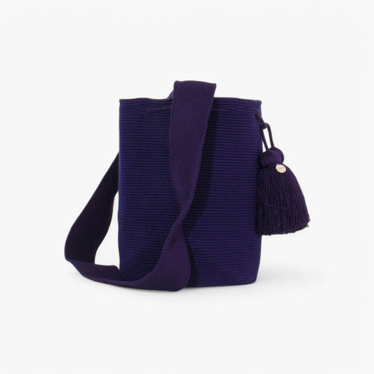 Solid crossbody bag L | Midnight