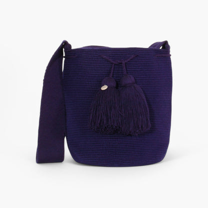 Solid crossbody bag L | Midnight