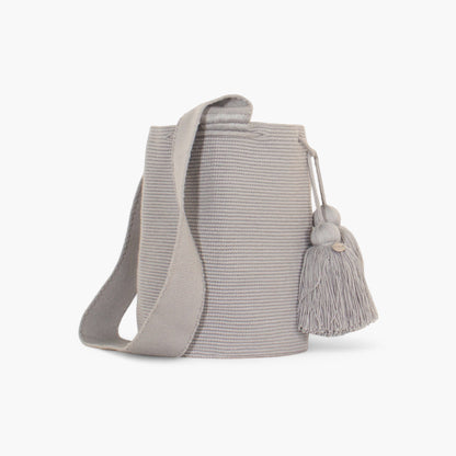 Solid crossbody bag L | Sterling