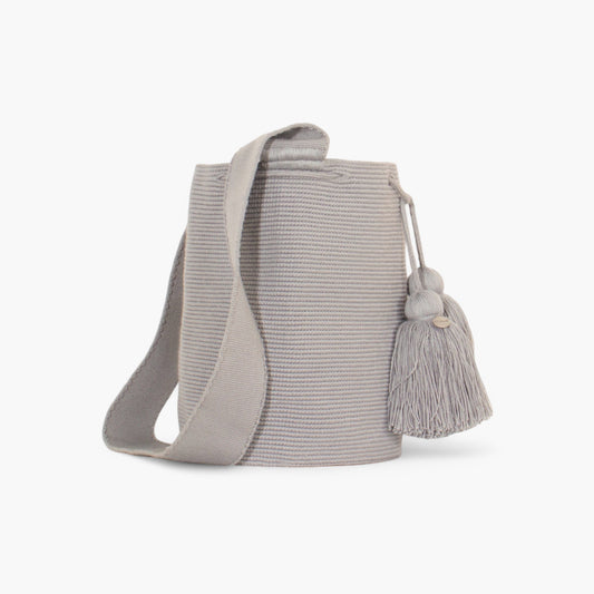 Solid crossbody bag L | Sterling