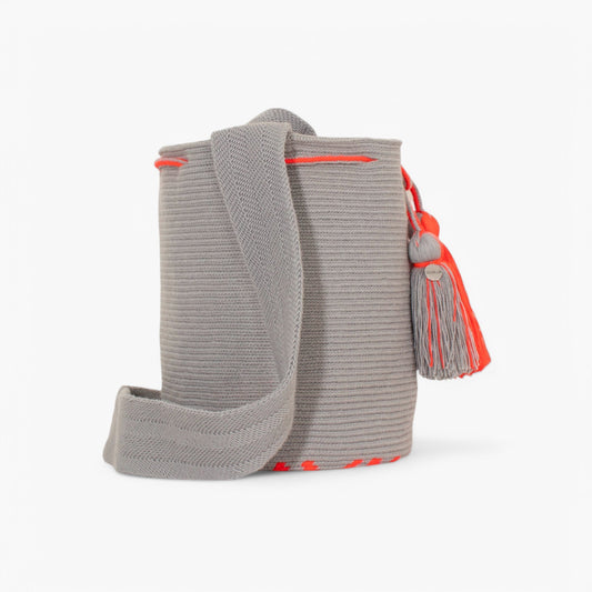 Solid crossbody bag L | Sterling