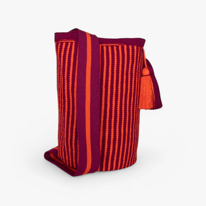 Striped backpack | Cayenne