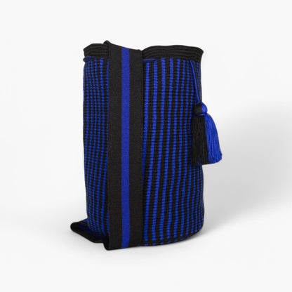 Striped backpack | Royal blue