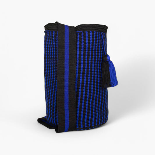 Striped backpack | Royal blue