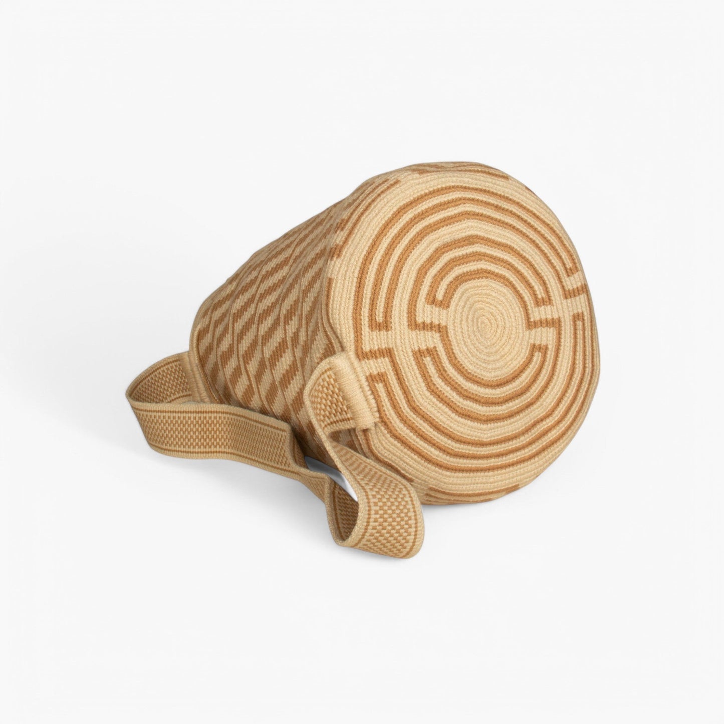 Zigzag backpack | Almond