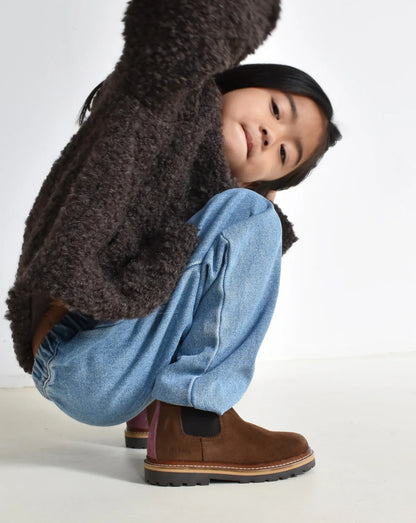 Du Loua du Louis Chelsea Brown/Purple Suede